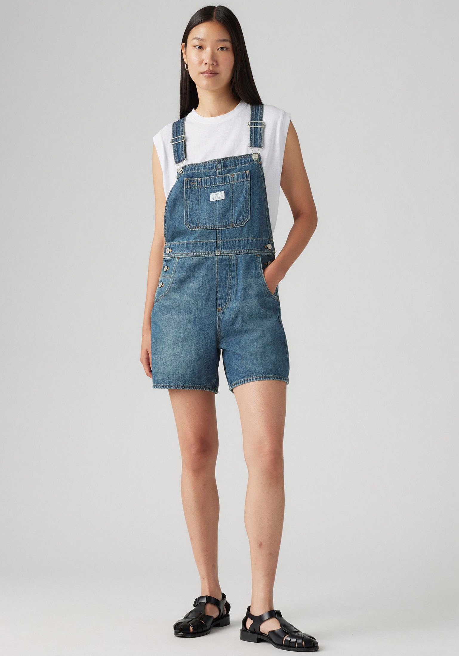 Levi's® Latzhose »UTILITY SHORTALL«  Sommerhose im Five-Pocket Style