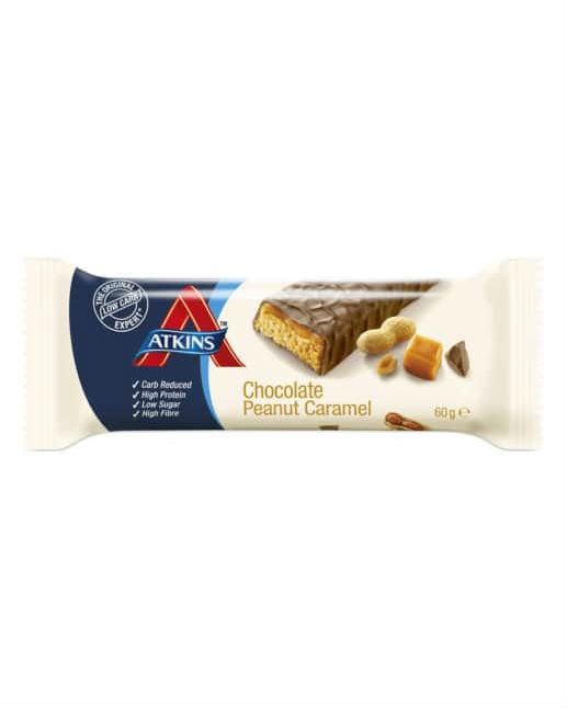 Atkins Advantage Chocolate Peanut Caramel Bar 16x60g
