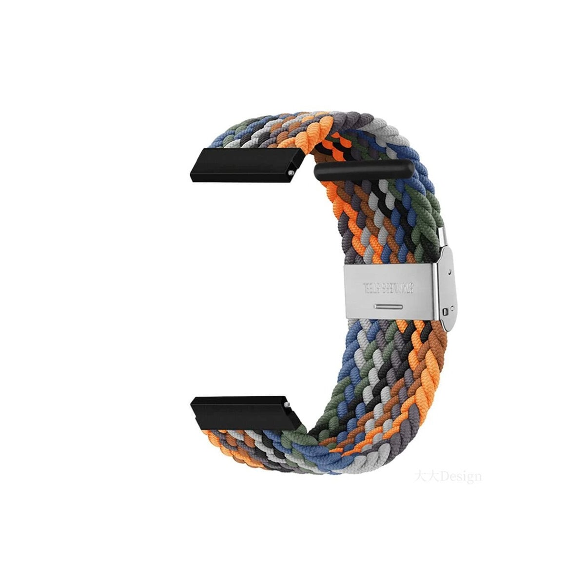 Flettet elastisk armbånd Garmin VivoActive 5 - Salamander