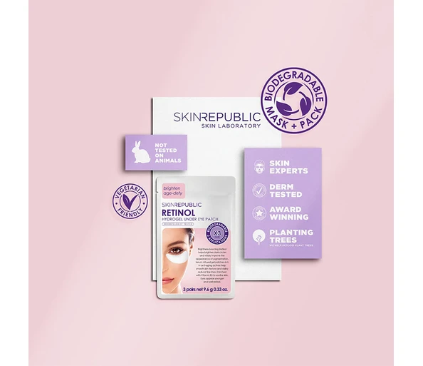 SKINREPUBLIC Retinol Hydra Eye Patch 3 Stück