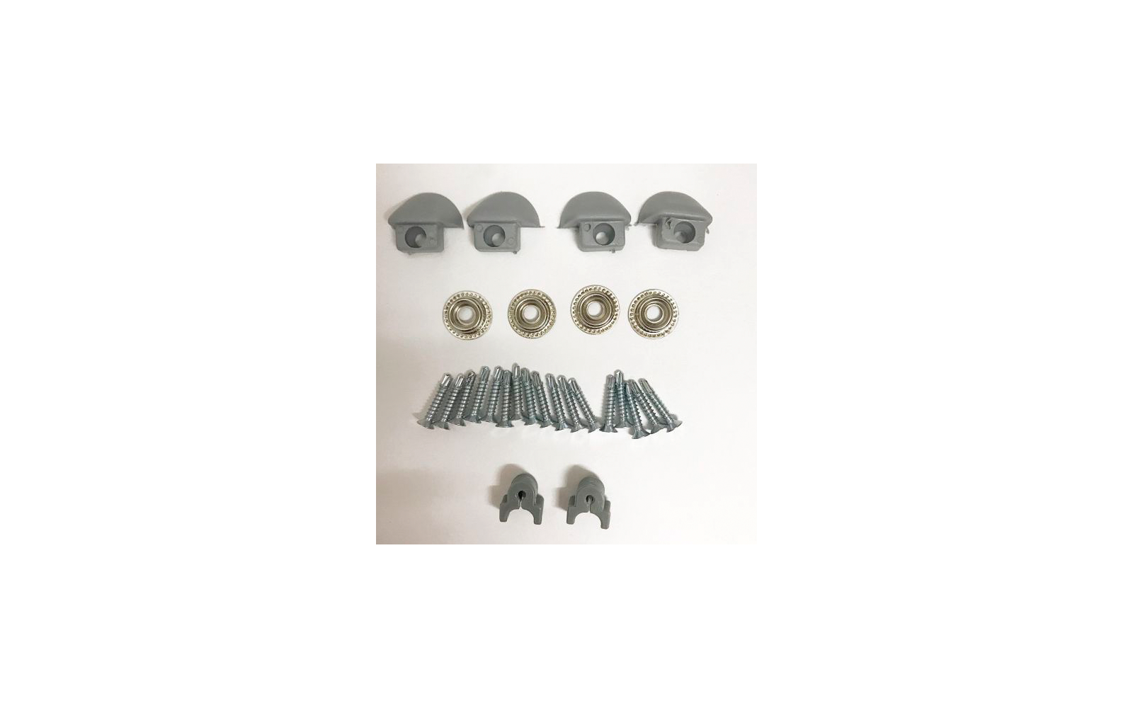 Kiravans Vorhang Set 2 teilig für VW T5/T6 Hinten Links Standard grau