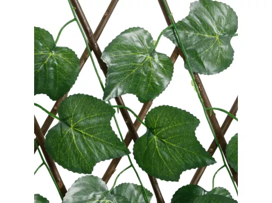 ?Treillis de feuille de vigne artificiel extensible 190x60 cm