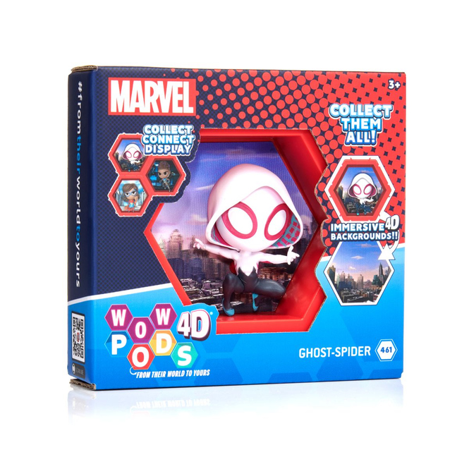 PODS 4D - Spidey und seine Superfreunde - Sammelfigur Spider Gwen - ca. 10cm