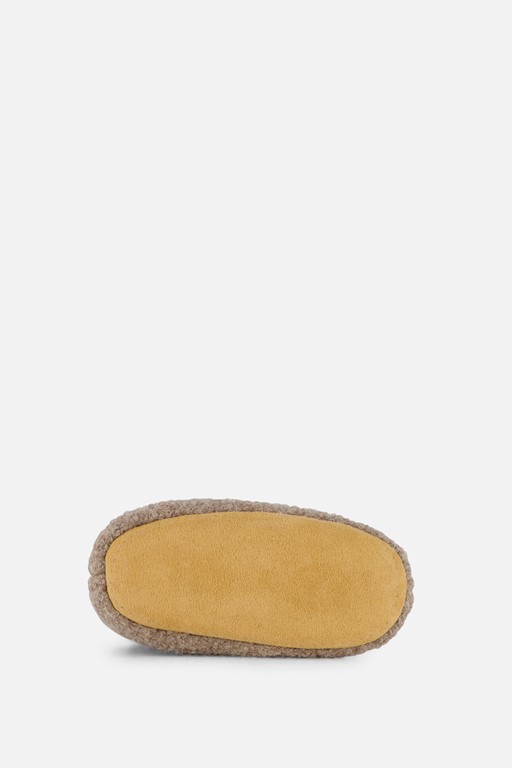 Bergstein cozy baby slofjes beige