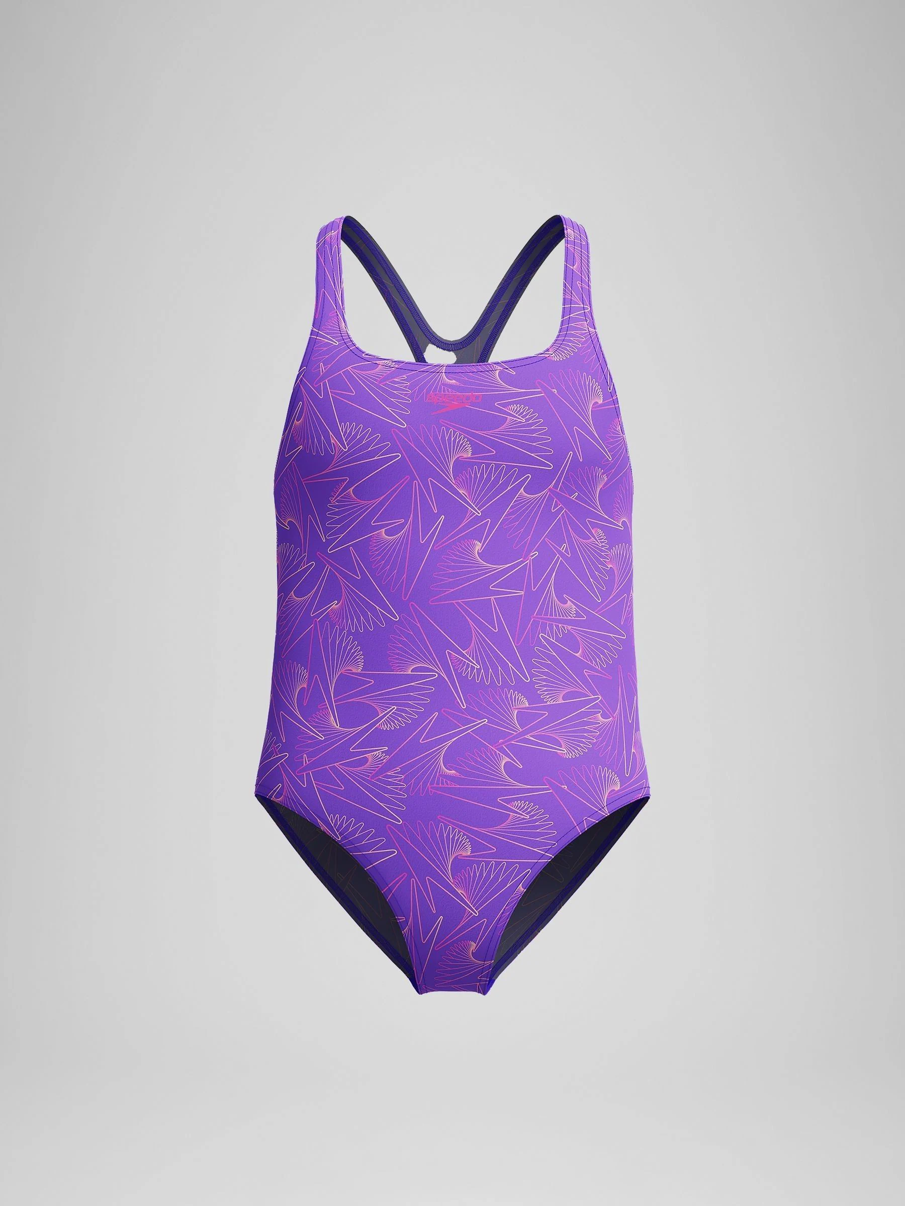 Paars - Speedo Hyper Boom Allover Medalist badpak