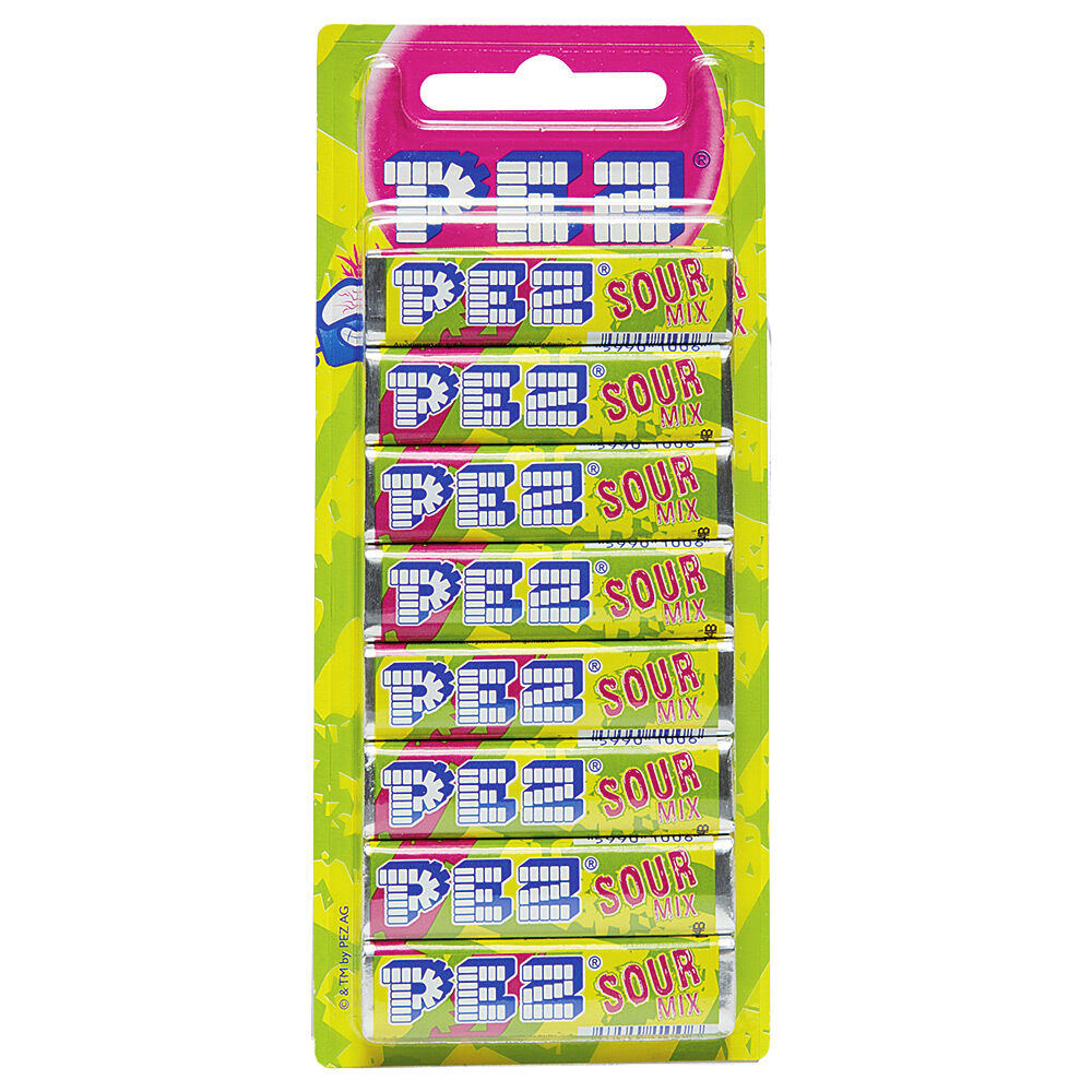 Recharges PEZ acides x8