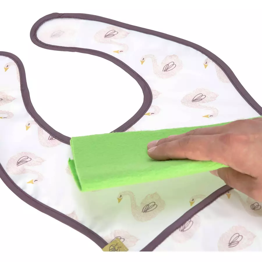 Lässig Kindergeschirr mit Lätzchen Little Water 5er Set beige