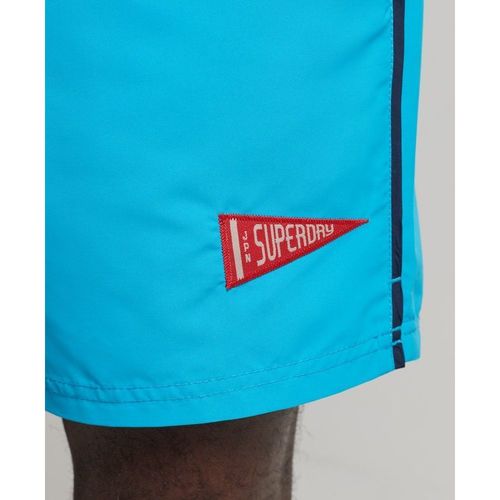Superdry - M3010188A VARSITY SMINSHORT-BVT BEACH BLUE Azul