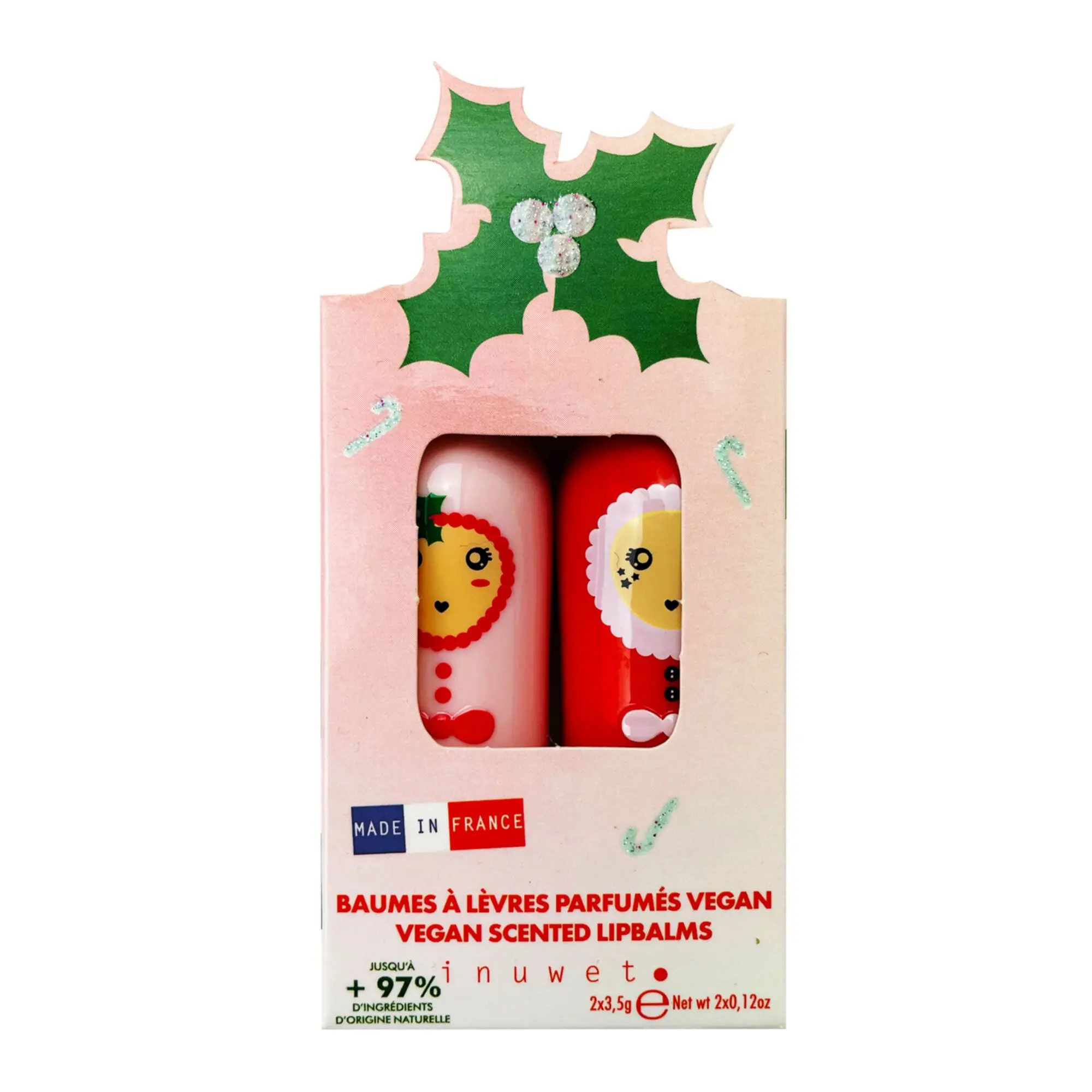 Inuwet - Coffret Houx Baumes à Lèvres- Femme