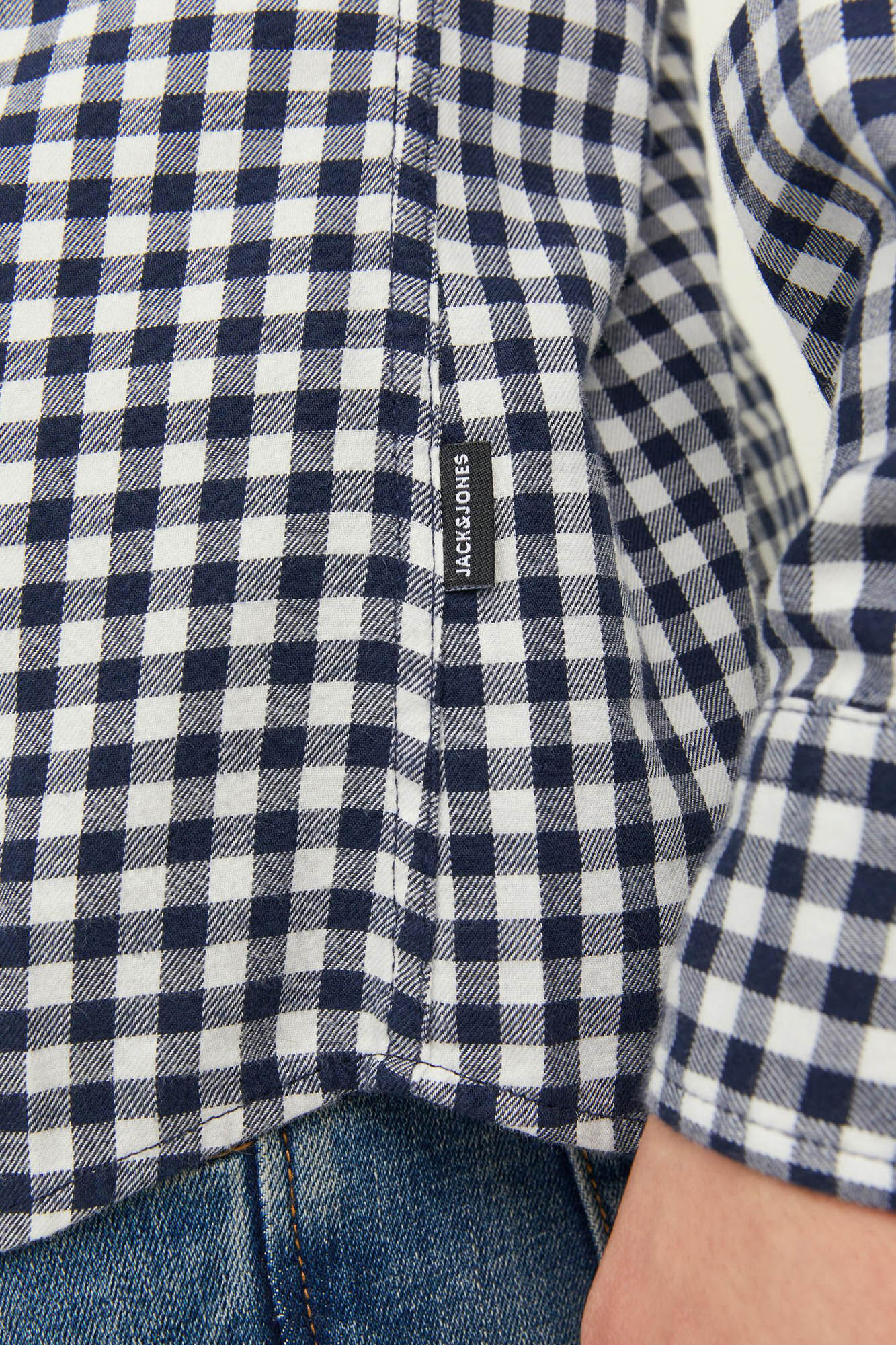 Camisa xadrez de sarja