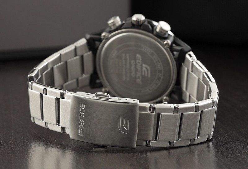 Casio - EFS-S640D-1AVUEF - Horloge - Zwart - Roestvrijstaal - Saffierglas