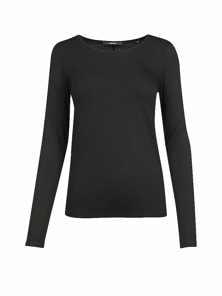 SOMEDAY Langarmshirt KALIA schwarz