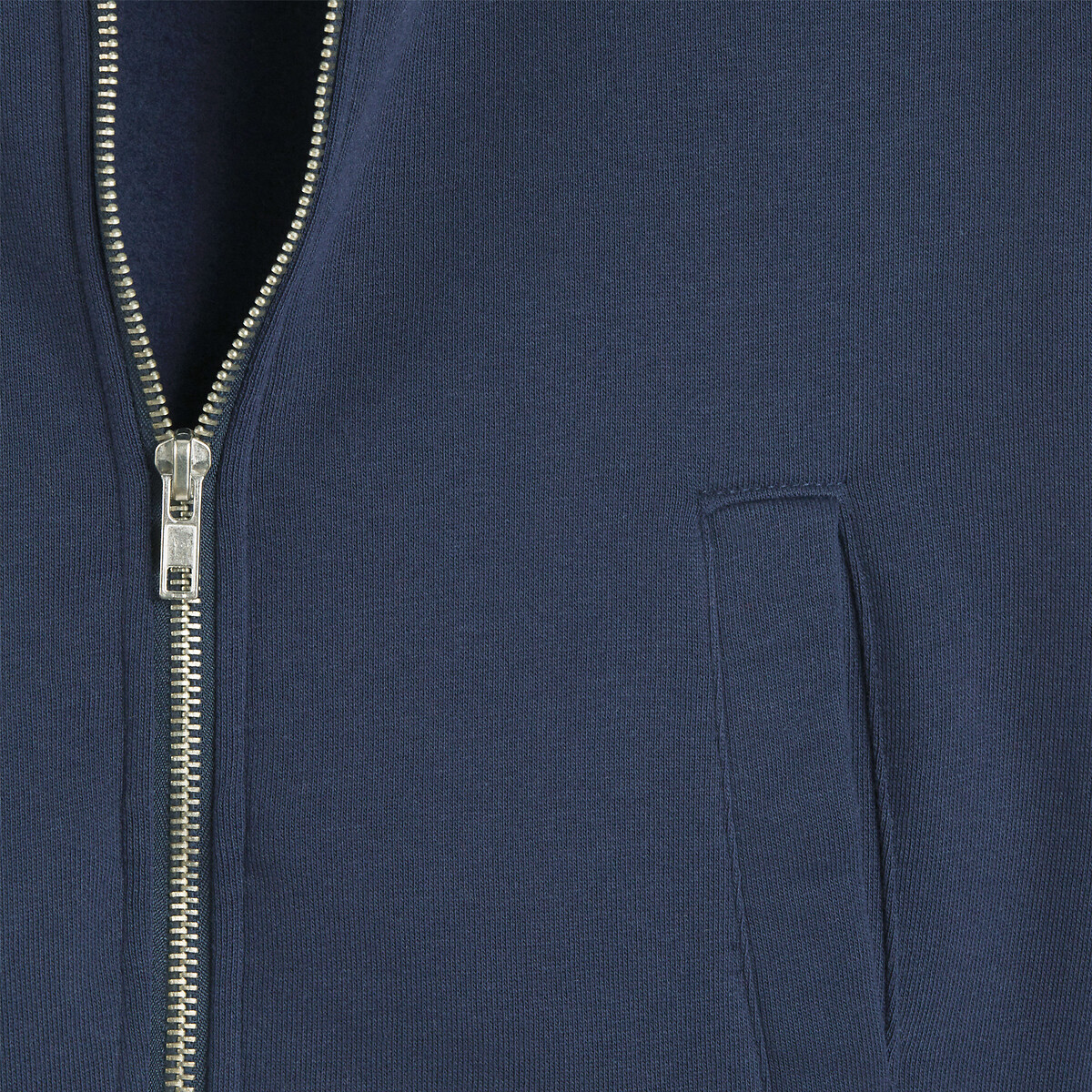 COLEÇÕES LA REDOUTE<br>Moletom com zíper em molton