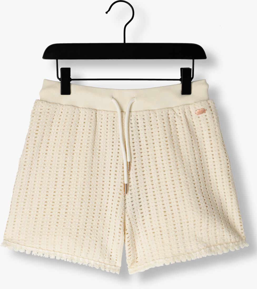 NOBELL ecru nobell shorts silla crochet knit short