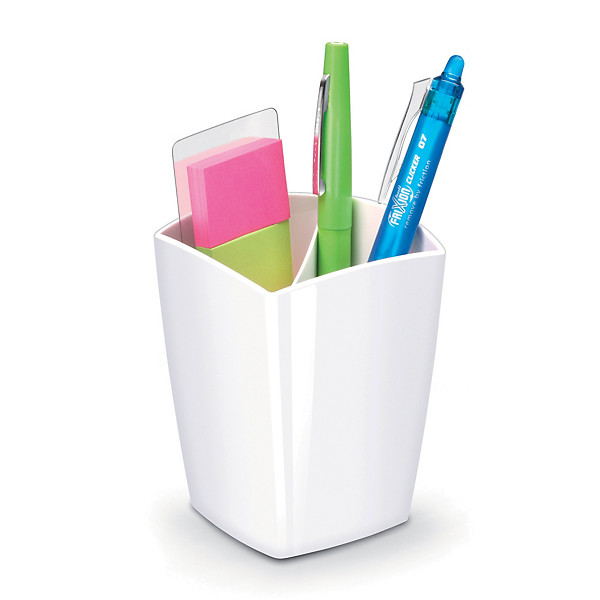 Pot à crayons magnétique Gloss by Cep blanc
