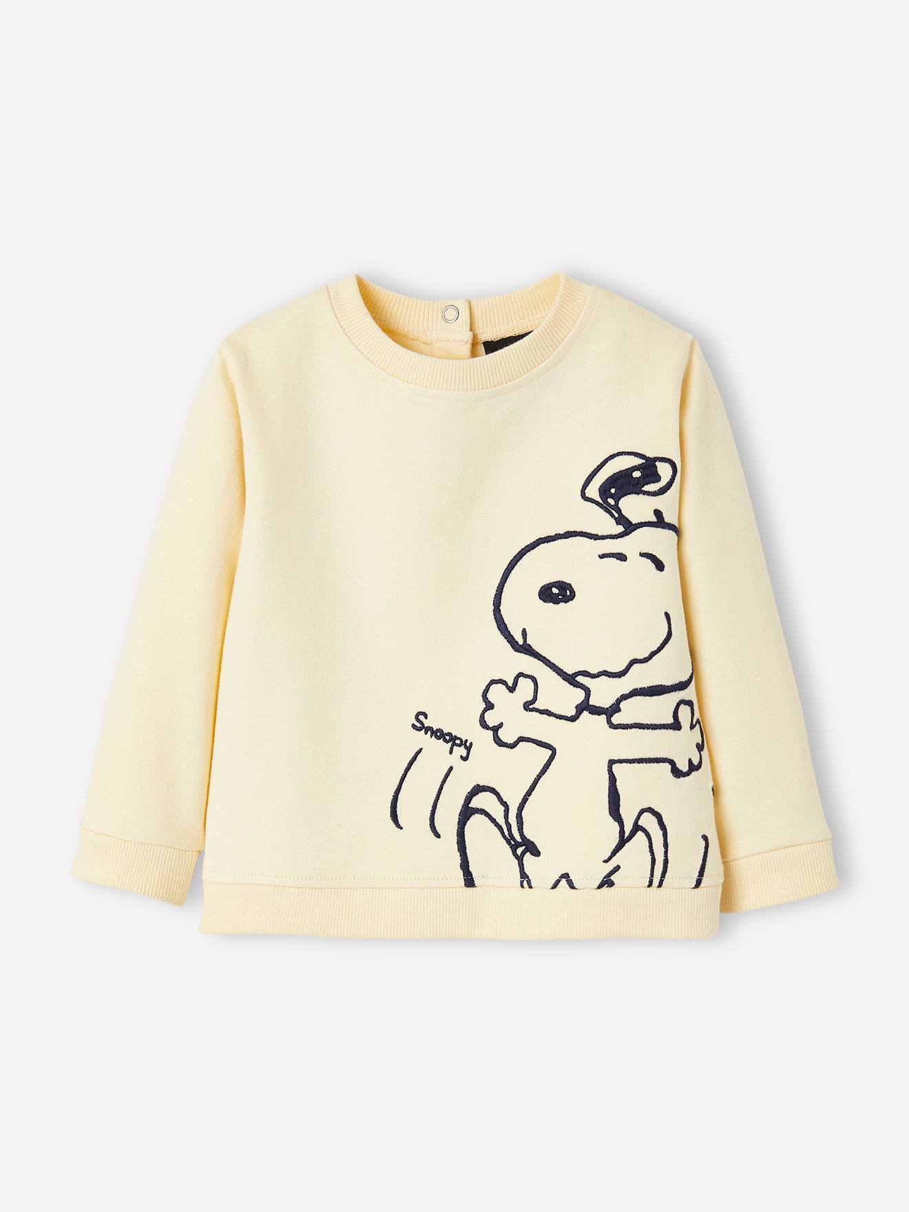 Moletom infantil Snoopy Peanuts® bege