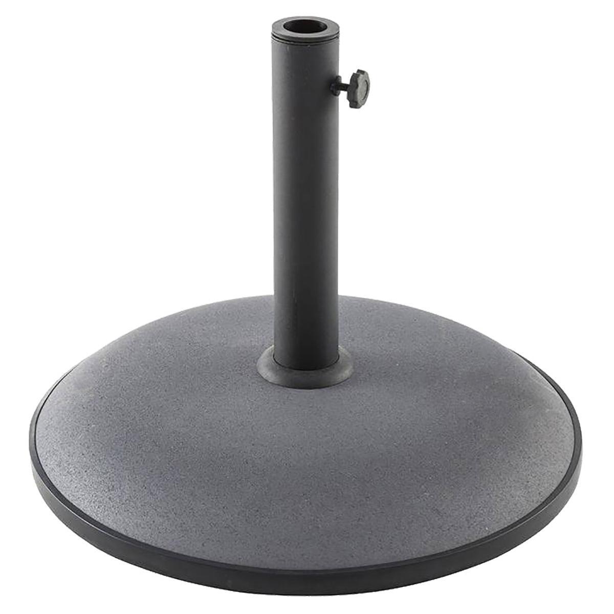 PIED PARASOL BETON 25KG GRIS