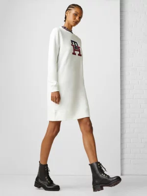 Botas de cano curto Essential TH em couro com monograma em relevo