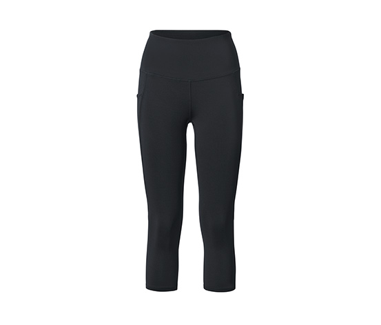 3/4-Sporttight, schwarz