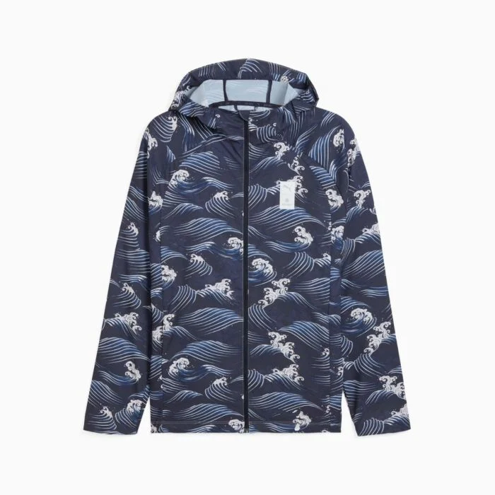 Puma Unisex Jakker Jacket AOP Saysky Blå