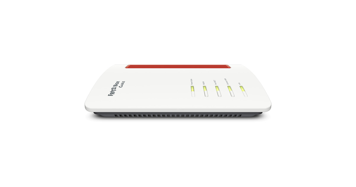FRITZ!Box 6670 Cable Edition International router  (Wit/rood)