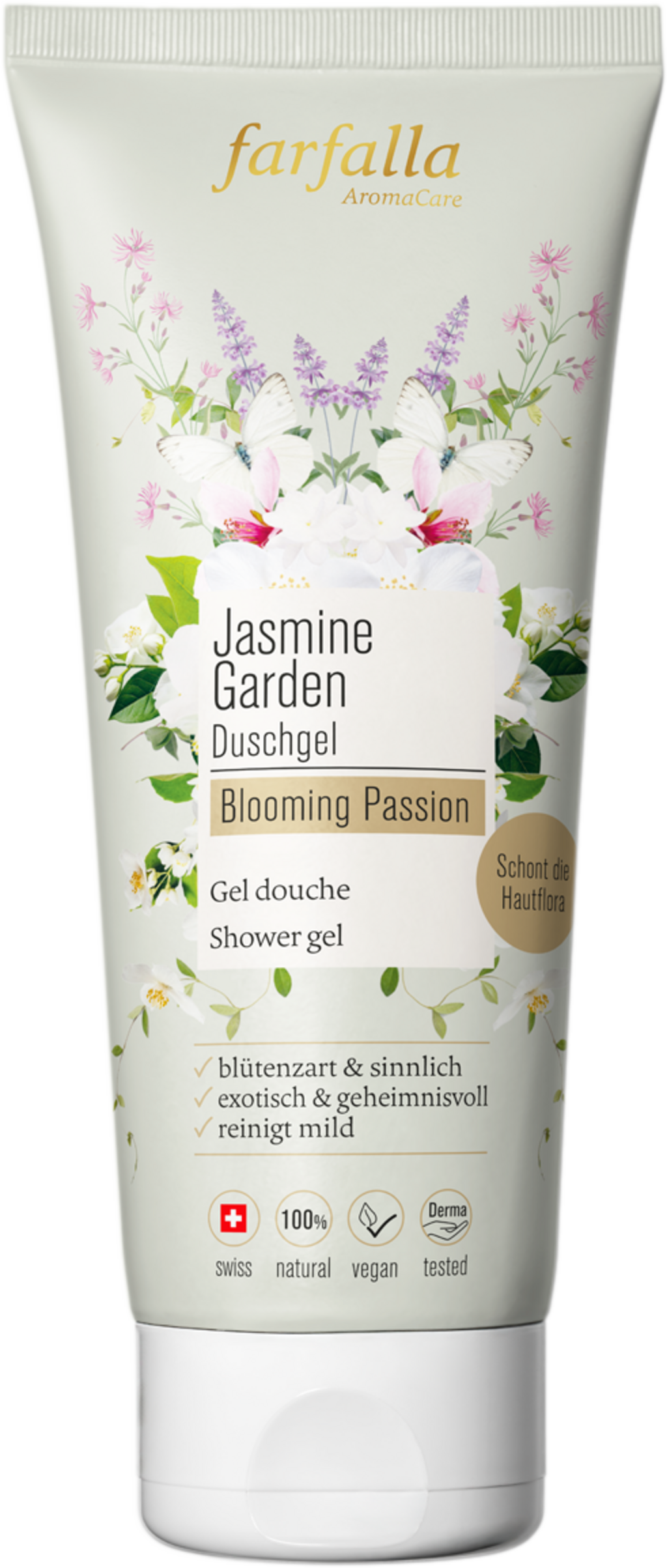 farfalla  Blooming Passion Duschgel Jasmine Garden, 200 ml