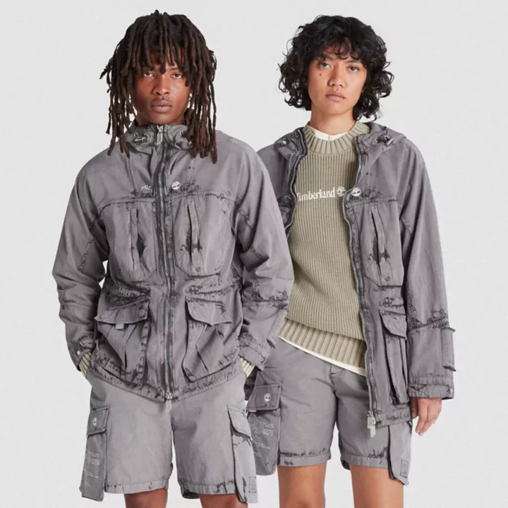 Parka style chasse Future73 Timberland x A-COLD-WALL* unisexe en gris foncé