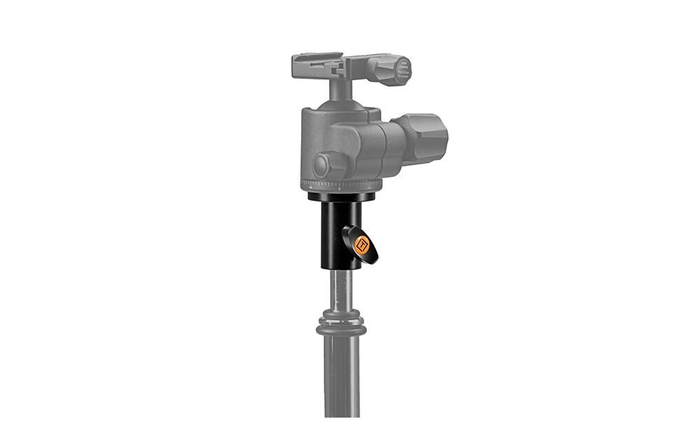 Adapter Rock Solid Baby BallheadVerwandeln Sie Ihr Lichtstativ in eine Kamerastütze