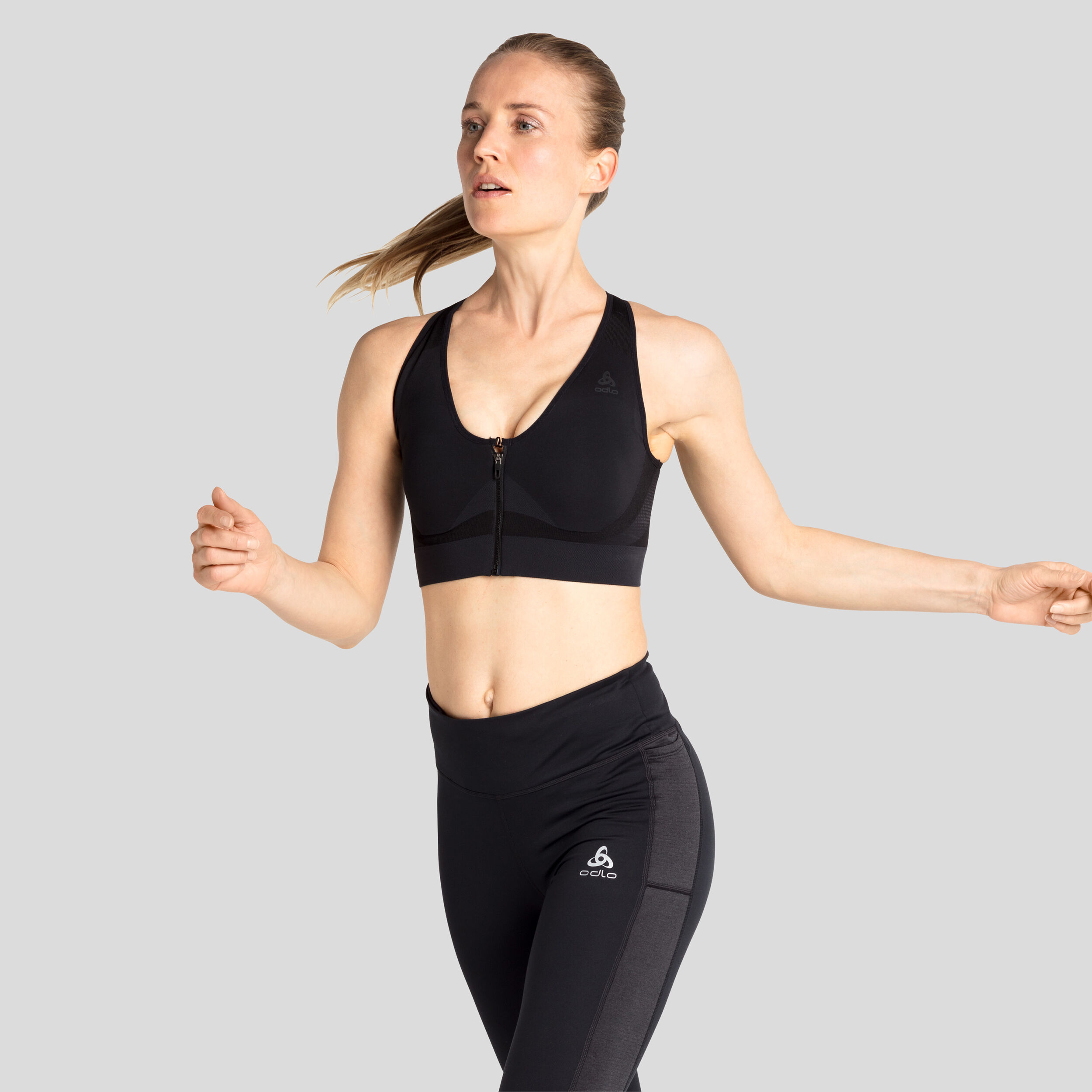 Odlo Seamless High Sports Soutien-gorge Sport Femmes - Noir