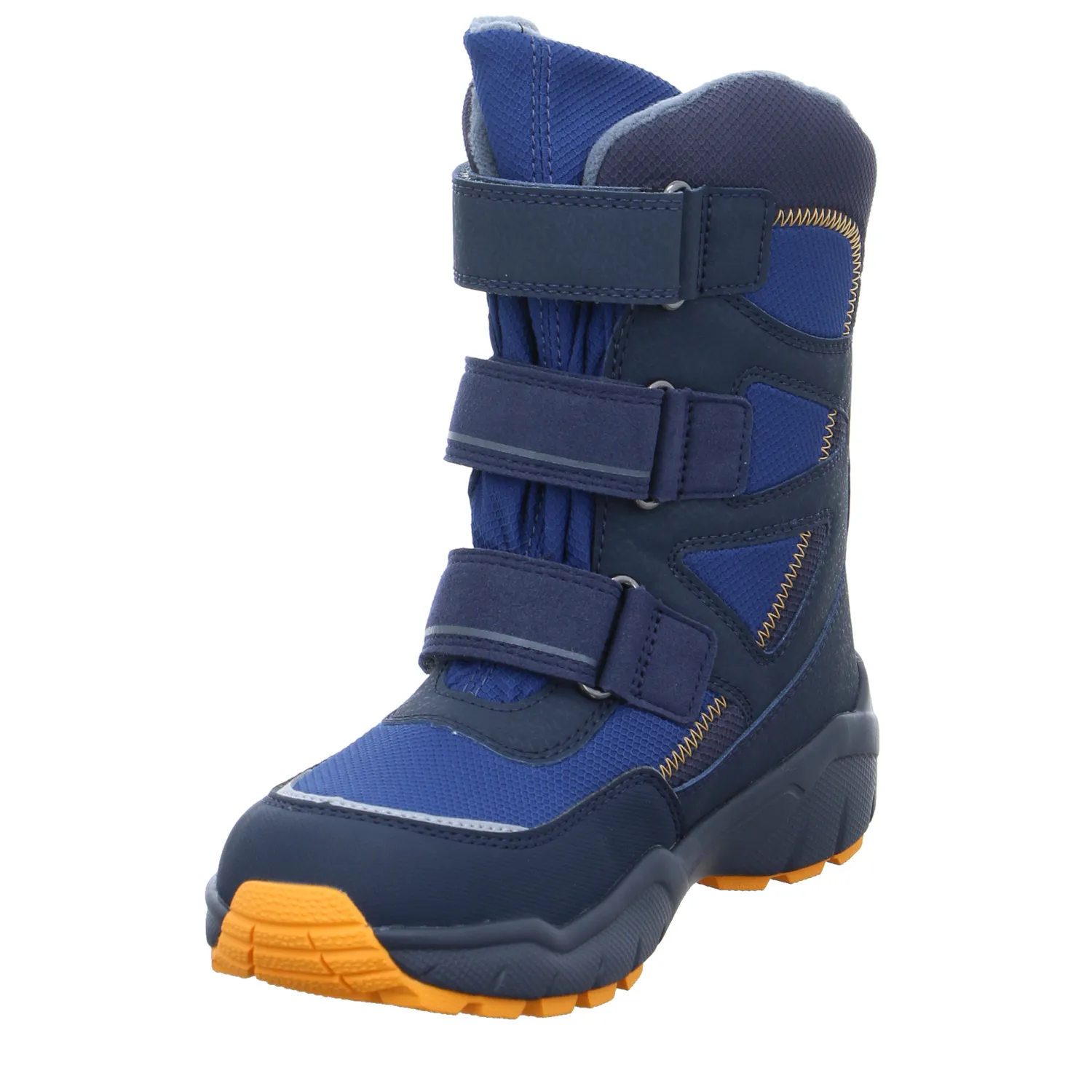 SUPERFIT Jungen- Snowboot Membran Blau Textil  Winterstiefel
