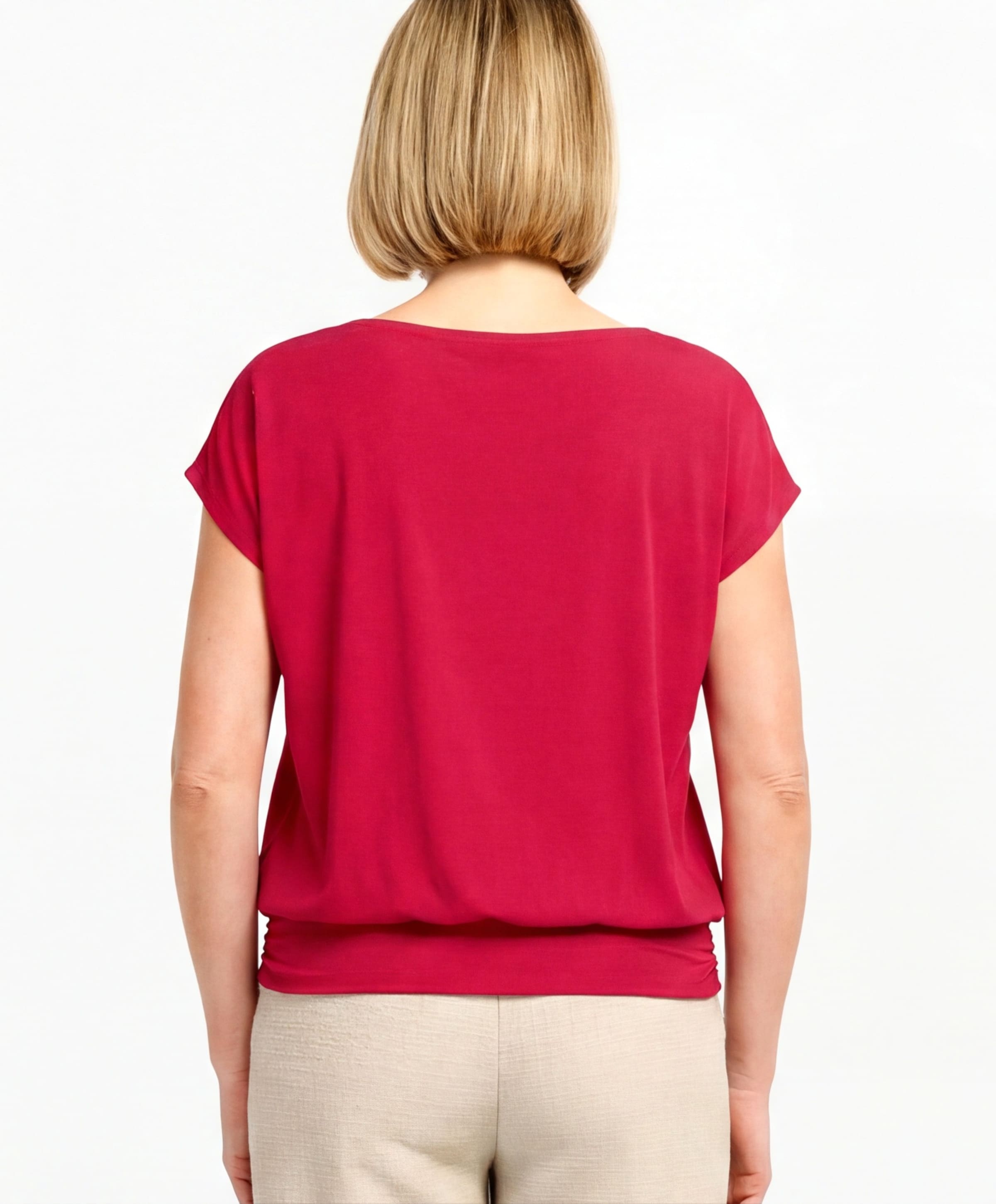 Bianca Dames T-shirt bordeaux