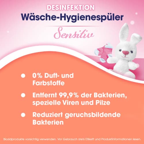 Sagrotan Wäsche-Hygienespüler Sensitiv