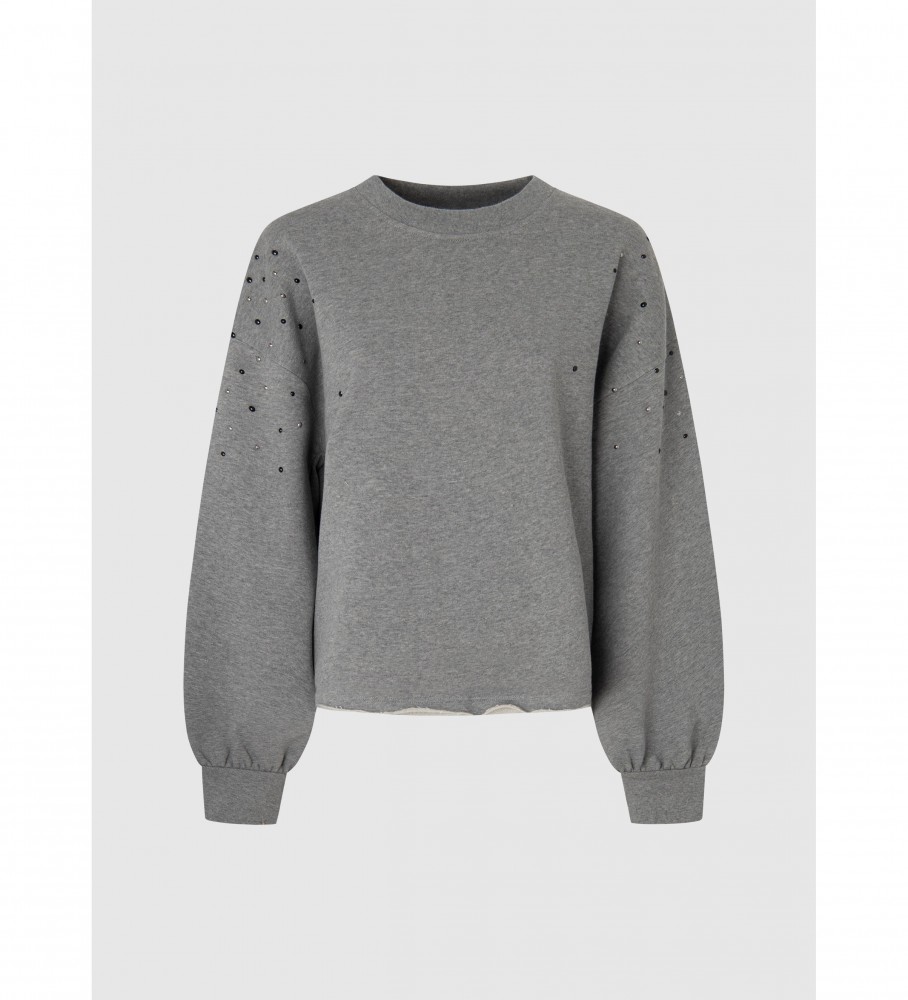 Moletom cinza Caroline da Pepe Jeans