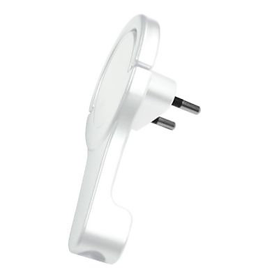 Fiche extra-plate Diall blanc glossy 6A