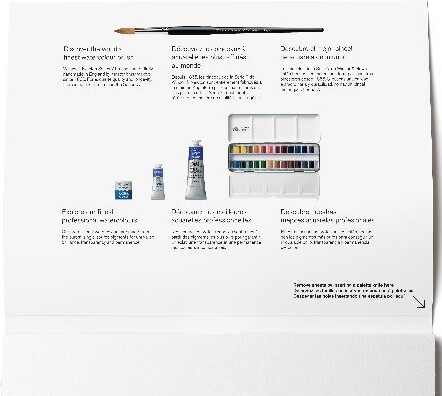 Winsor & Newton - Akvarelpapir - 25X35 CM - Hot Press - 20 Ark