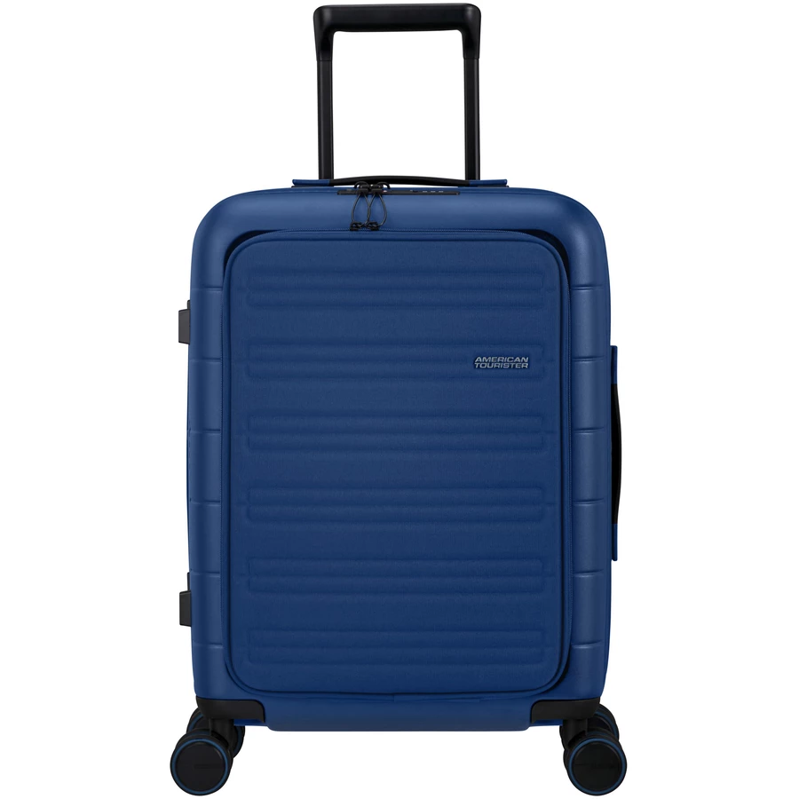 American Tourister Novastream - 4-Rollen Kabinentrolley Smart 55 cm erw. USB navy blue