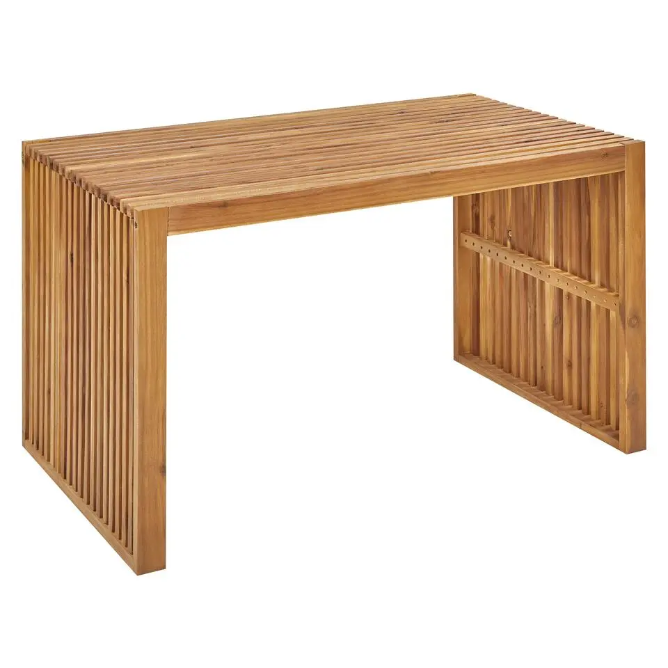 BELLANO - Tuintafel - Lichthout - 120 x 70 cm - Acaciahout
