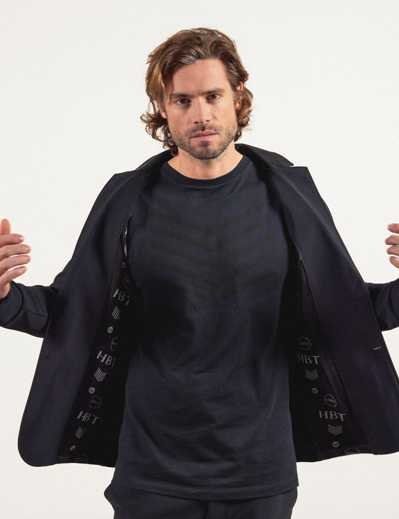 HBT DENIM CHIC | ANDY VESTE NOIR NOIR