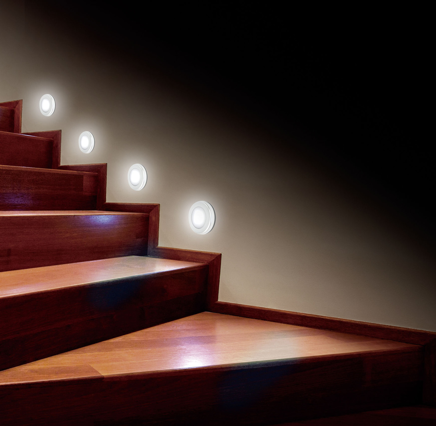 LED-Lampen-Set, 3-teilig mit Fernbedienung