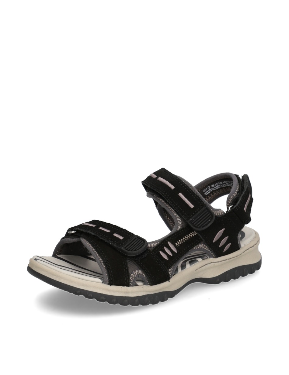 Veloursleder Sandale