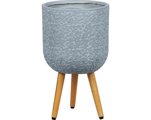 Plantenbak R087 Fibreclay Ø 25 cm grijs