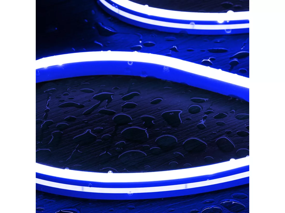 Bobine Gaine Néon LED 48V DC NFLEX6 50 Mètres IP65 Coupe tous les 5cm Bleu