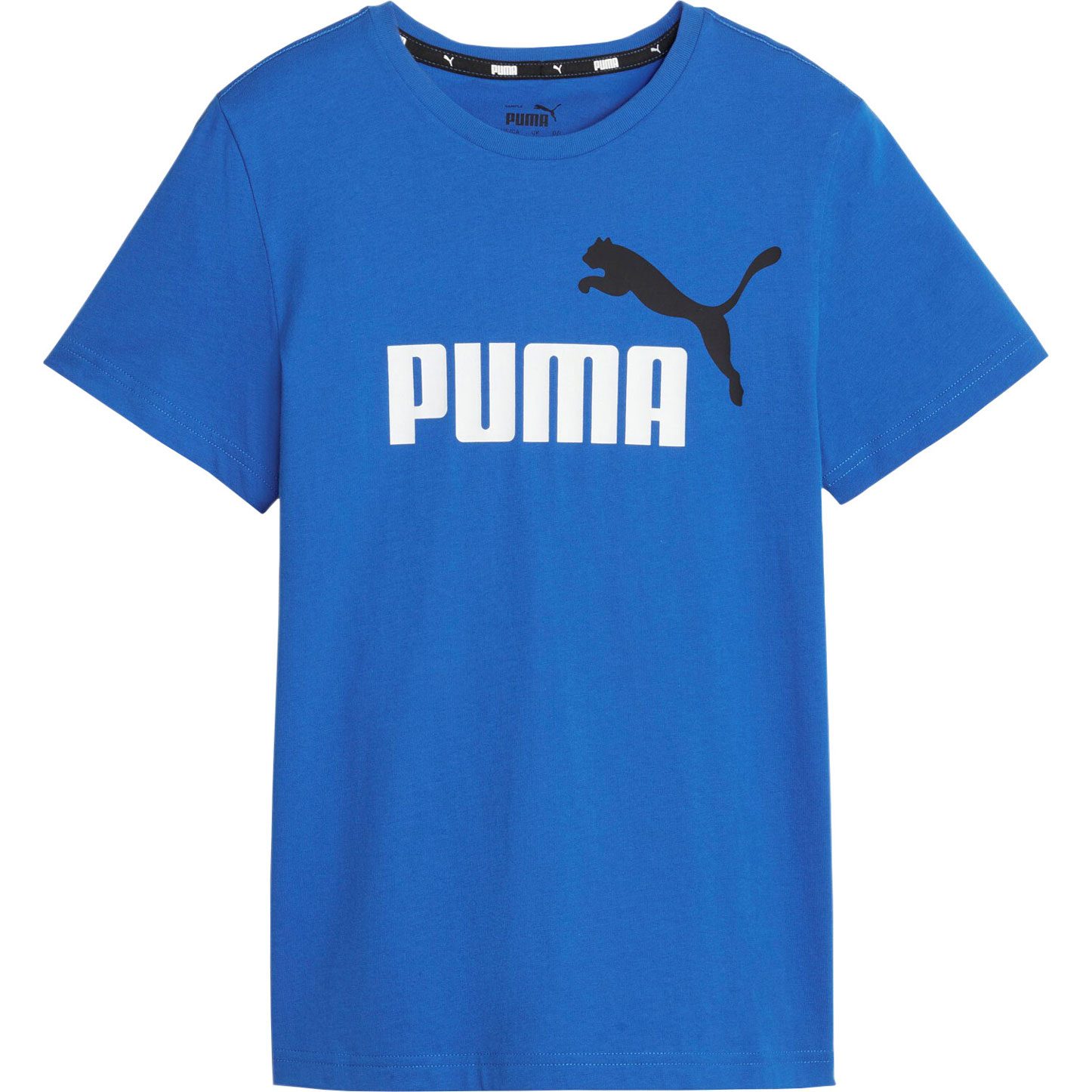 Puma Essentials+ 2 Col Logo T-Shirt Jungen racing blue
