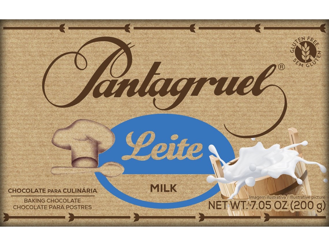 CHOCOLATE PANTAGRUEL LEITE CULINÁRIA 200G