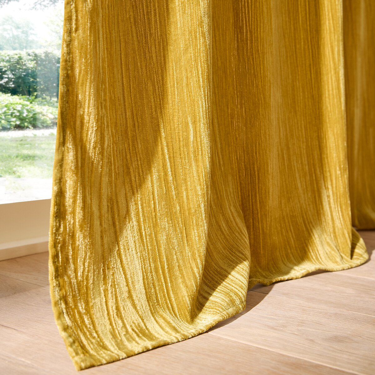 LA REDOUTE INTERIEURS<br>Cortina de veludo com argolas ocultas, Susana