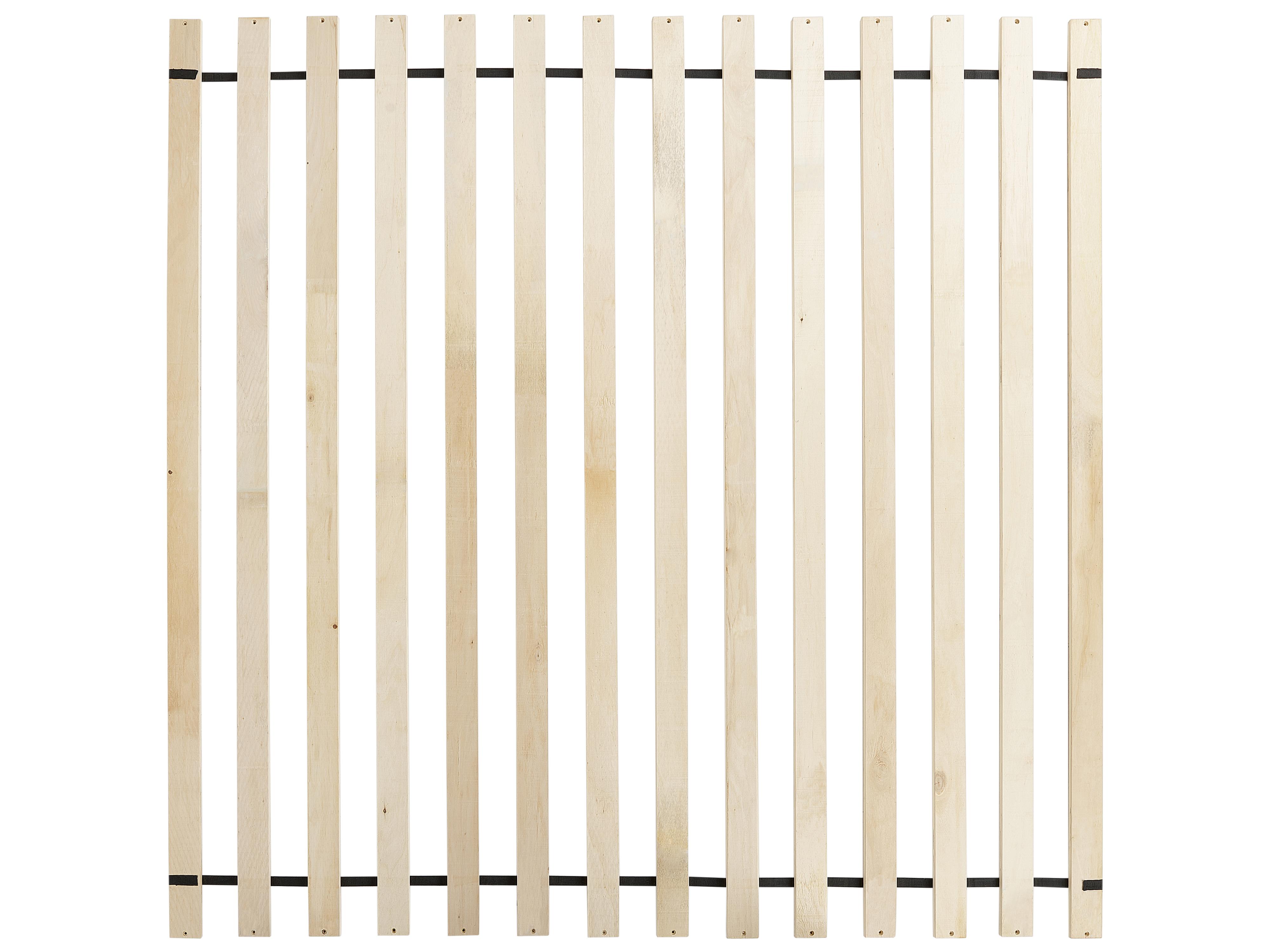 Bed Rotan BOUSSICOURT 180 x 200 cm Lichtbruin