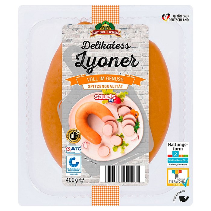 GUT DREI EICHEN Lyoner 400 g