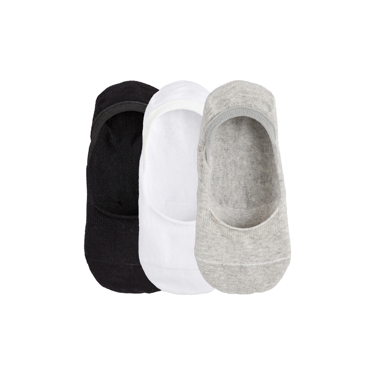 COLEÇÃO LA REDOUTE<br>Conjunto de 3 pares de meias, fabricadas na Europa
