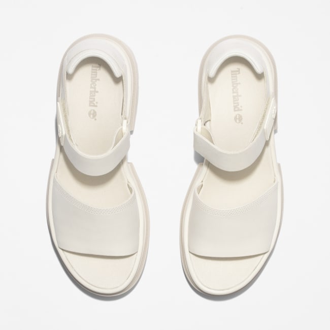 Sandalo a Doppia Fascia Everleigh da Donna in                bianco