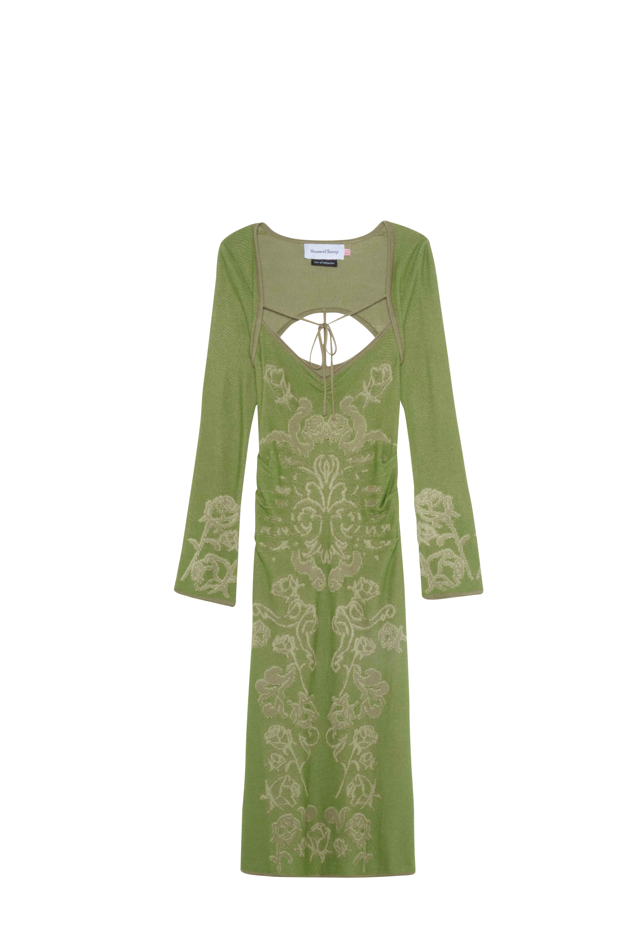 HOUSE OF SUNNY Robe THE ENVY DRESS Vert